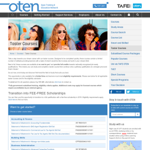 Free TAFE Short Courses