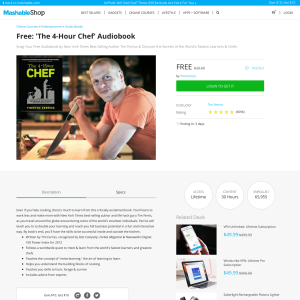 Free: 'The 4-Hour Chef' Audiobook