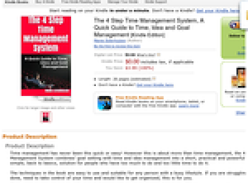 Free The 4 Step Time Management System, A Quick Guide to Time, Idea and Goal Management [Kindle Edition]
