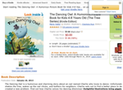 Free The Dancing Owl: A Humorous Picture Book for Kids 4-8 Years Old (The Tree Series) [Kindle Edition]