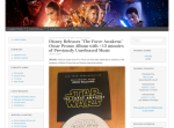 Free 'The Force Awakens' Oscar Promo Album with +13 minutes of Previously Unreleased Music