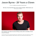Free Tickets to Jason Byrne - 20 Years a Clown