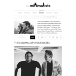 Free Tickets to the Minimalists Tour