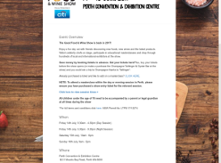Free Tickets to The Perth Home Show