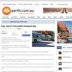 Free Transport on Nov 3