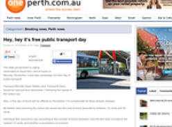 Free Transport on Nov 3