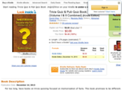 Free Trivia Quiz & Pub Quiz Book: InQUIZitive (Volume I & II Combined) [Kindle Edition]