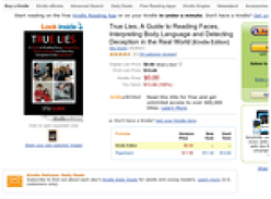 Free True Lies, A Guide to Reading Faces, Interpreting Body Language and Detecting Deception in the Real World [Kindle Edition]