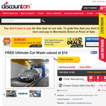 Free Ultimate Car Wash valued at $14