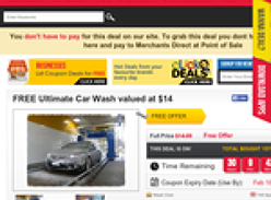Free Ultimate Car Wash valued at $14