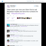 Free Viber Out to call Nepalese mobile and land line numbers