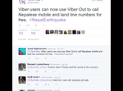 Free Viber Out to call Nepalese mobile and land line numbers