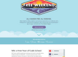 Free Weekend on Code School