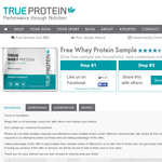 Free Whey Protein Sample