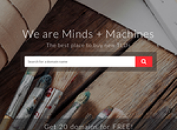 Get 20 domains for Free