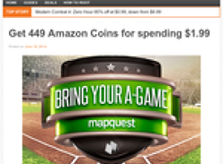 Get 449 Amazon Coins for spending $1.99