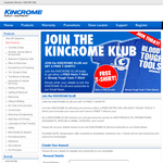 Get a Free Kincrome T Shirt