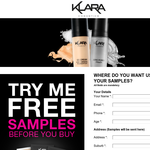 Klara Cosmetics Free Product Sample