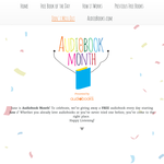One Free Audiobook Every Day of June