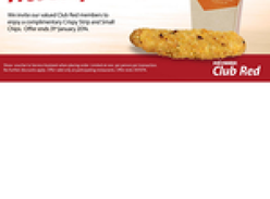 Red Rooster - FREE Crispy Strip & Chips