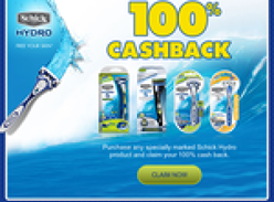 Schick Hydro Razor Packs Cashbacks!