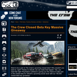 The Crew Closed Beta Key Massive Giveaway