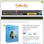WinX HD Video Converter Deluxe for Win & Mac (100% OFF)